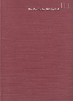 Deutsche Nationalbibliografie - Reihe E, Dreijahresverzeichnis 2001-2003