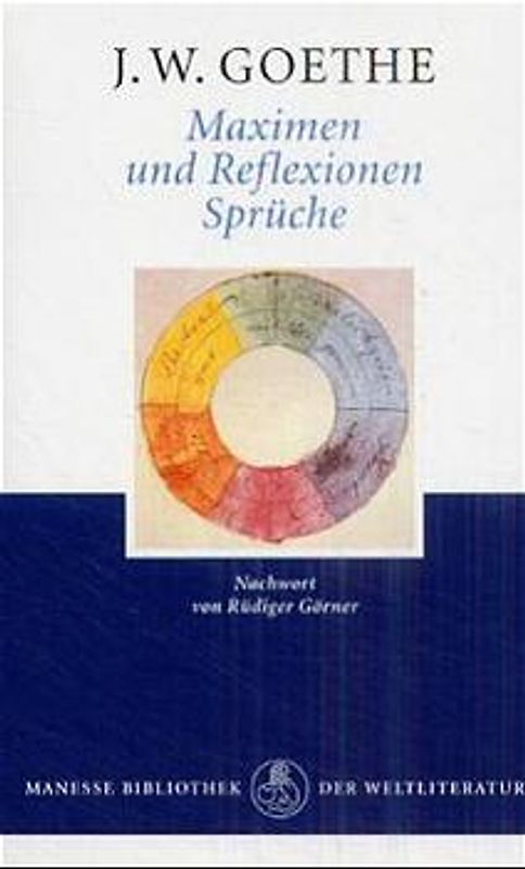 Maximen und Reflexionen. Sprüche