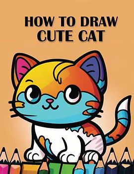 How to Draw Cute Cats: A Step-by-Step Guide to Drawing and Coloring Adorable Cats