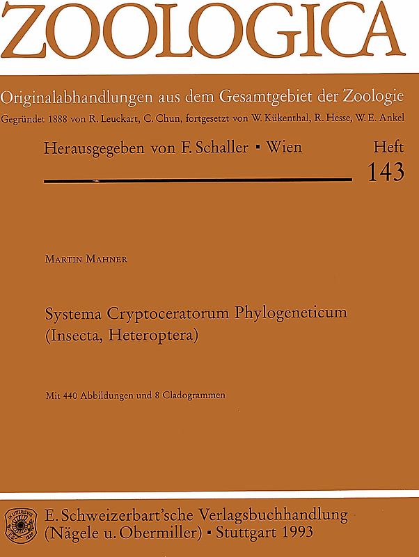 Systema ryptoceratorum Phylogeneticum (Insecta, Heteroptera)