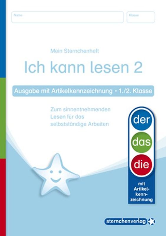 Ich kann lesen 2 Ausgabe mit Artikelkennzeichnung (DaZ) 1. und 2. Klasse
