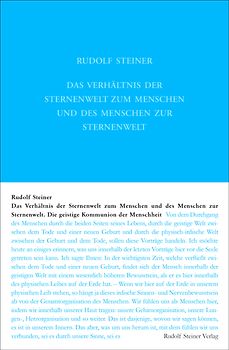 Das Verhältnis der Sternenwelt zum Menschen und des Menschen zur Sternenwelt