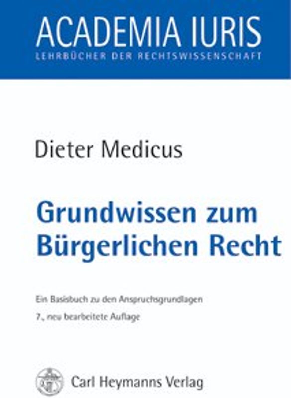 Grundwissen zum Bürgerlichen Recht