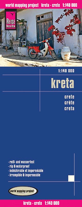 Reise Know-How Landkarte Kreta (1:140.000)