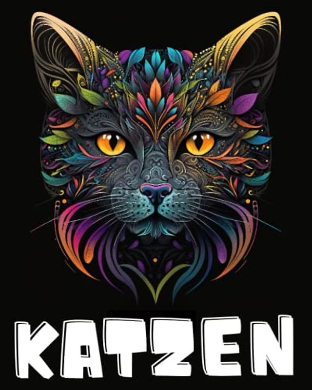 Katzen Mandala Malbuch: Ein Ausmalbuch mit über 50 einzigartigen Katzen Mandala Designs, zum Entspannen und Stressabbau, Mandala Malbuch für ... mal Abschalten - Geschenk für Katzenliebhaber