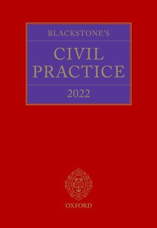 Blackstone's Civil Practice 2022