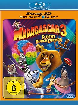 Madagascar 3-Flucht durch Europa (Blu-ray 3D... Blu-ray Disc