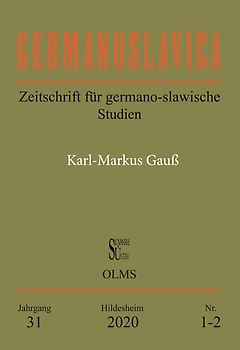 Germanoslavica. Zeitschrift für germano-slawische Studien