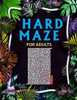Hard Maze Books for Adults: 100 Labyrinth Puzzles for Smart People