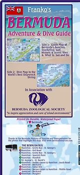 Bermuda Dive Map and Fishcard
