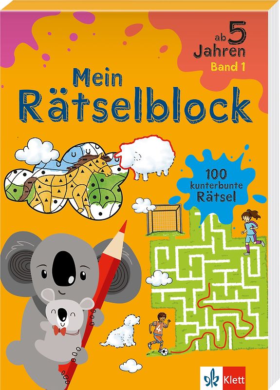 Klett Mein Rätselblock ab 5 Jahren Band 1
