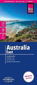 Reise Know-How Landkarte Australien, Ost / Australia, East (1:1.800.000)