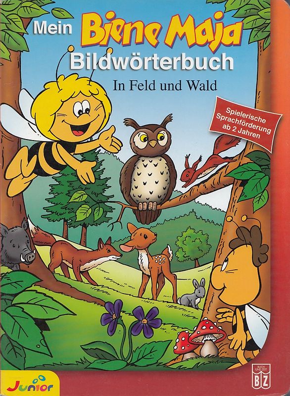 Mein Biene Maja Bildwörterbuch: In Feld und Wald [Pappbilderbuch]