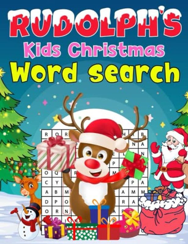 Rudolph's Christmas Word Search for Kids: Get in the Holiday Spirit with Rudolph's Word Search.