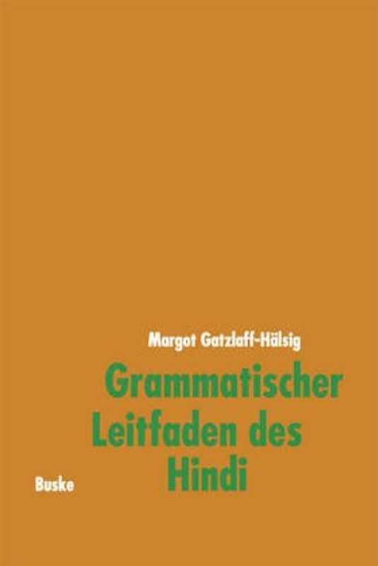 Grammatischer Leitfaden des Hindi