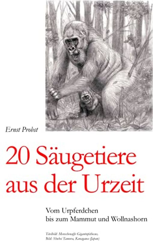 20 Säugetiere aus der Urzeit: Vom Urpferdchen bis zum Mammut und Wollnashorn (Bücher von Ernst Probst über Paläontologie, Band 4)