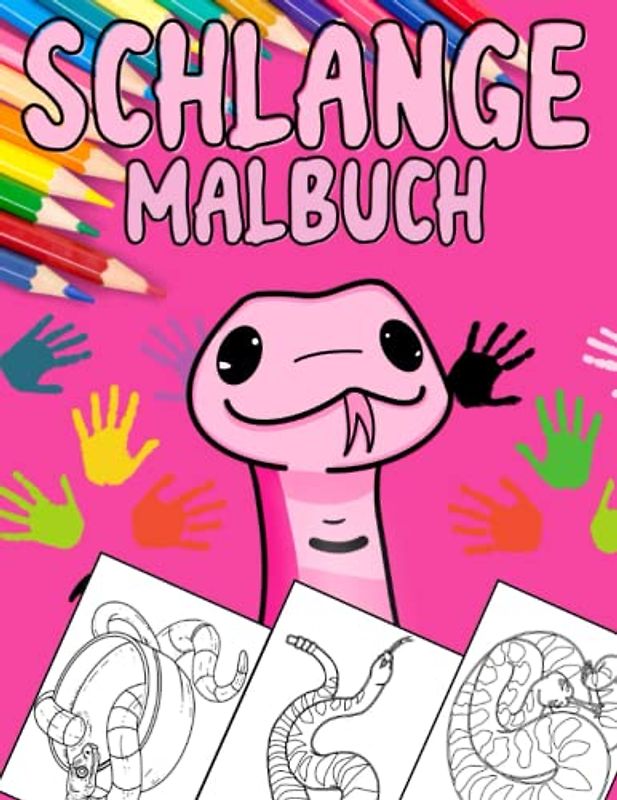 Schlange Malbuch: Malvorlagen Für Jungen, Mädchen (4–8, 8–12 Jahre) und Erwachsene: 44 originelle und einzigartige Schlange-Designs: Für ... für alle: Nettes Geschenk für Jeden Anlass
