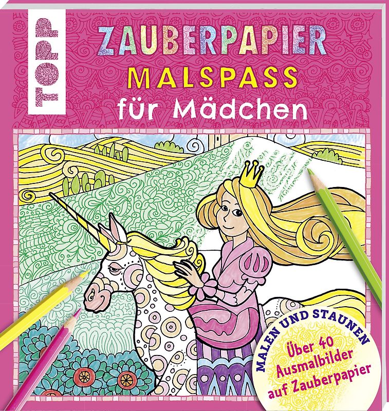 Zauberpapier Malspaß für Mädchen