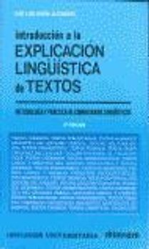 Introducción a la explicación lingüística de textos