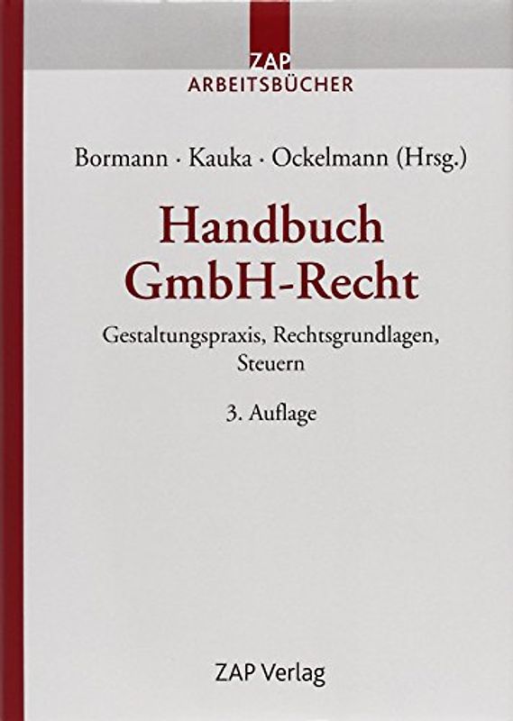 Handbuch GmbH-Recht
