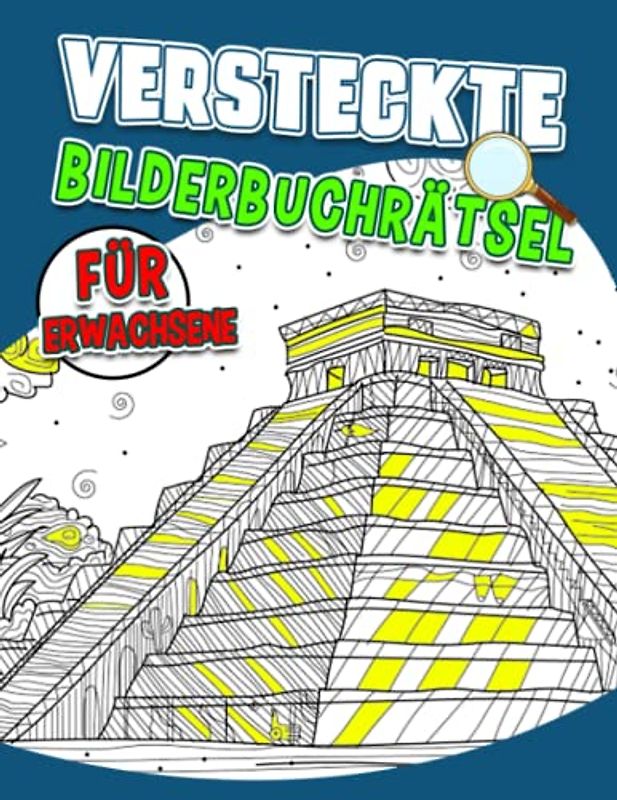 Kaum versteckte Bilderbuchrätsel für Erwachsene: Wimmelbilde mit 30 Bildern für Erwachsene Zeichnung | Geschenke zu Weihnachten, Geburtstag zur Entspannung