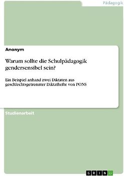 Warum sollte die Schulpädagogik gendersensibel sein?