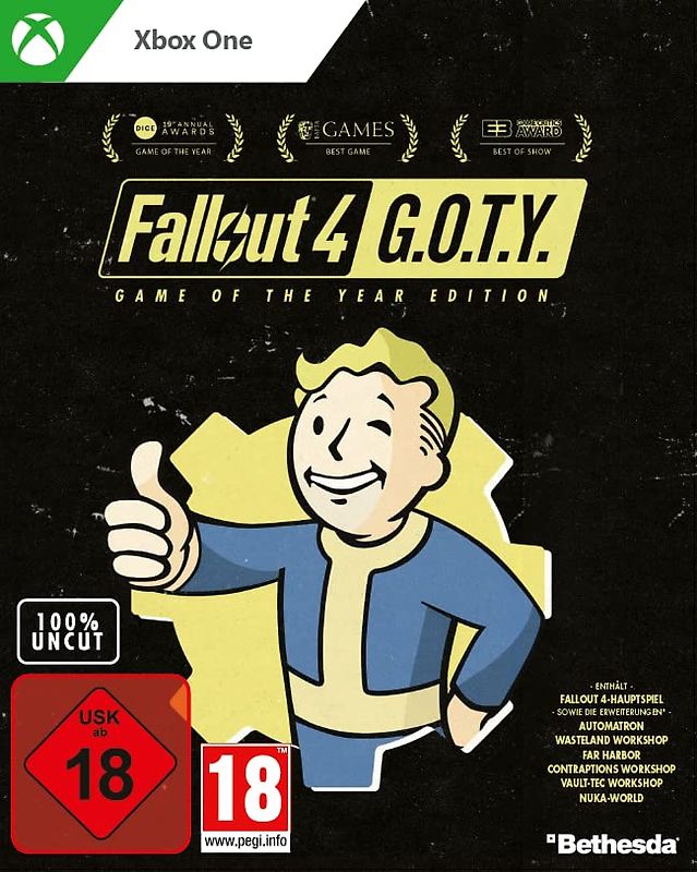 Fallout 4 [Game of the Year Edition, Steelbook Edition] Xbox One