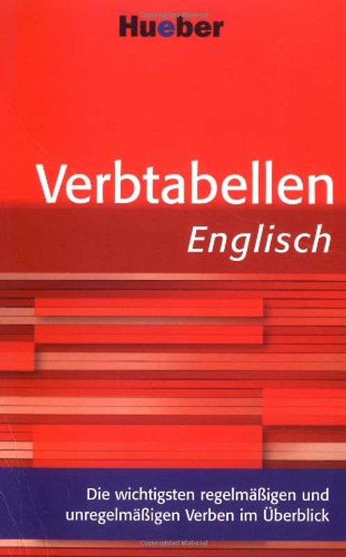 Verbtabellen Englisch