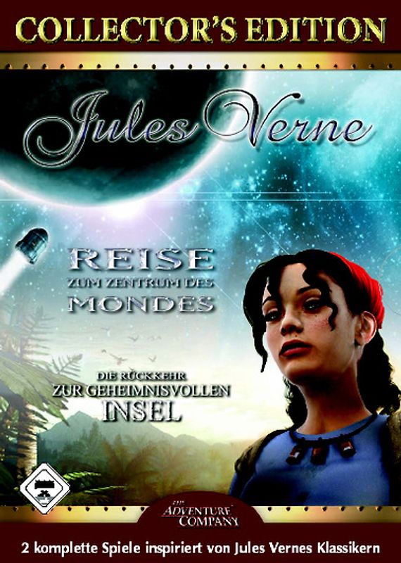 Jules Verne: Reise zum Zentrum des Mondes / Die Rückkehr zur Geheimnisvollen Insel [Collector's Edition] PC Spiele