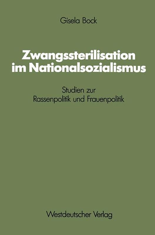 Zwangssterilisation im Nationalsozialismus