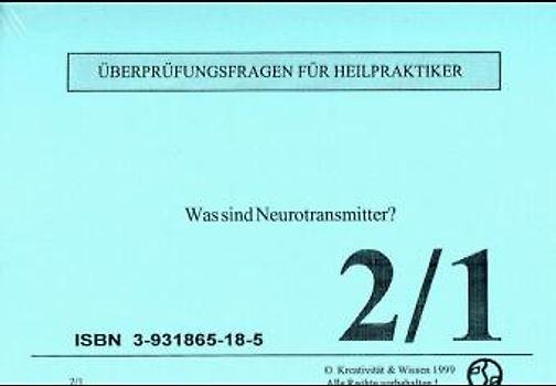 Original-Überprüfungsfragen für Heilpraktiker in Karteikartenform, Nebenfächer
