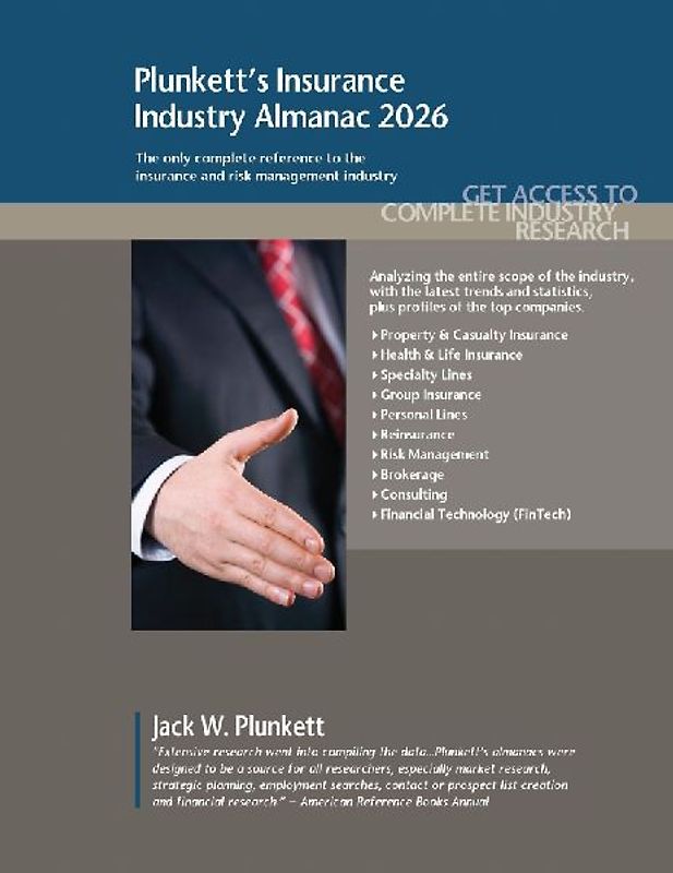 Plunkett's Insurance Industry Almanac 2026