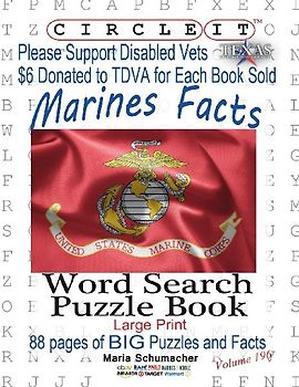 Circle It, US Marine Corps Facts, Word Search, Puzzle Book