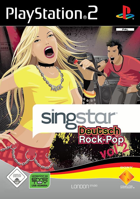 SingStar: Deutsch Rock-Pop 2 [nur Software] PlayStation 2