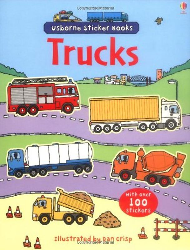 Trucks Sticker Book (First Sticker Books) - Taplin, Sam