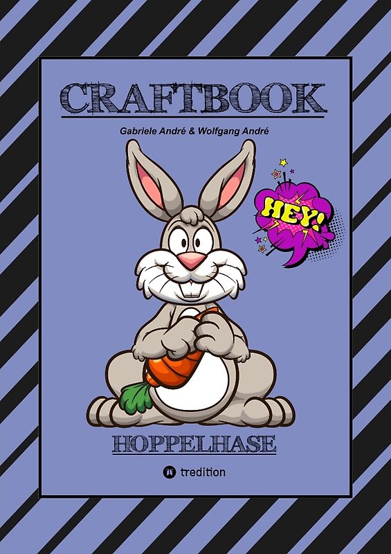 CRAFTBOOK - 100 BLATT LUSTIGE HASEN - NIEDLICHE AUSMALMOTIVE - ZEICHENTRAINING - KNIFFLIGE RÄTSEL UND AUFGABEN - OSTERHASEN - HOPPELHASEN