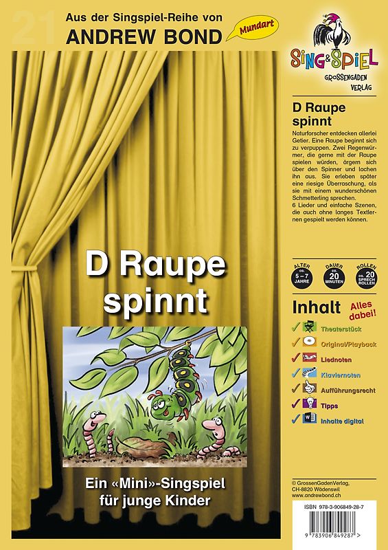D Raupe spinnt, Singspiel mit CD