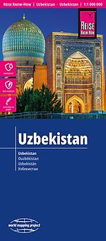 Reise Know-How Landkarte Usbekistan / Uzbekistan (1:1.000.000)