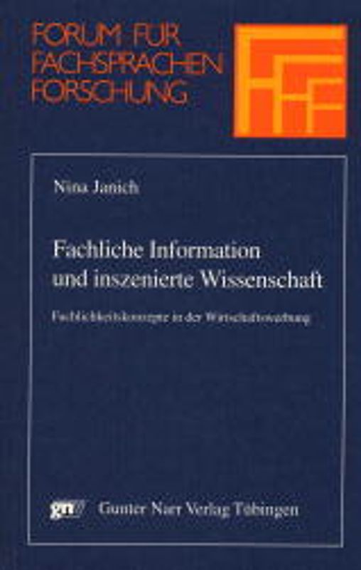 Fachliche Information und inszenierte Wissenschaft