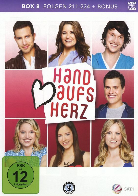 Hand aufs Herz - Box 8 - Folgen 211-234 [3 DVDs] DVD