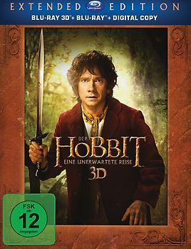 Der Hobbit: Eine unerwartete Reise 3D [Extended Edition inkl. 2D Version, 5 Discs] 3D Blu-ray Disc