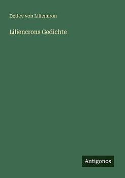 Liliencrons Gedichte