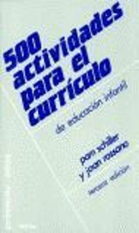 500 actividades para el currículo de educación infantil