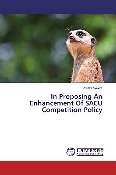 In Proposing An Enhancement Of SACU Competition Policy