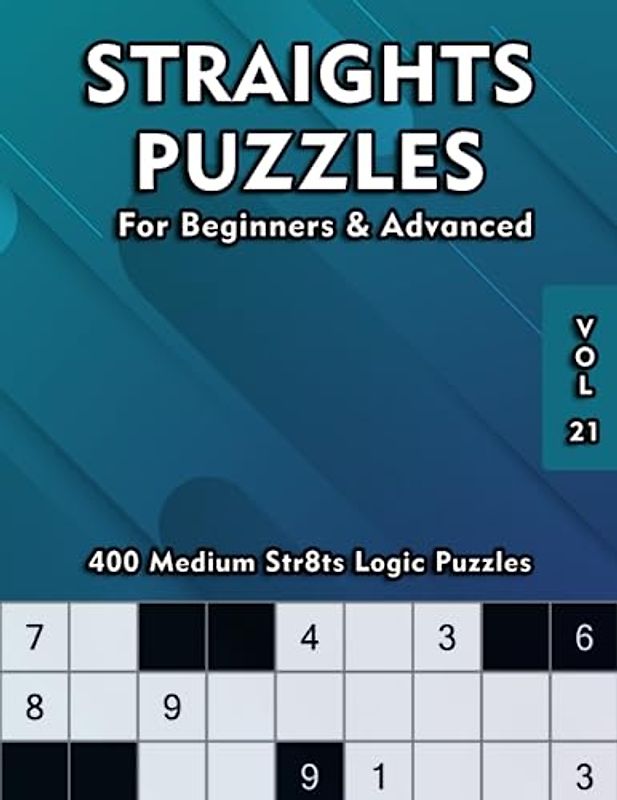 Str8ts Medium: 400 Sudoku Variation Puzzles for Adults & Clever Kids