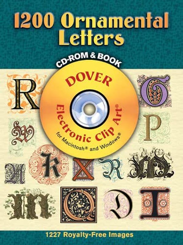 1200 Ornamental Letters (Dover Electronic Design)