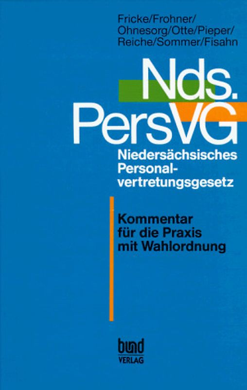 Nds. PersVG - Niedersächsisches Personalvertretungsgesetz