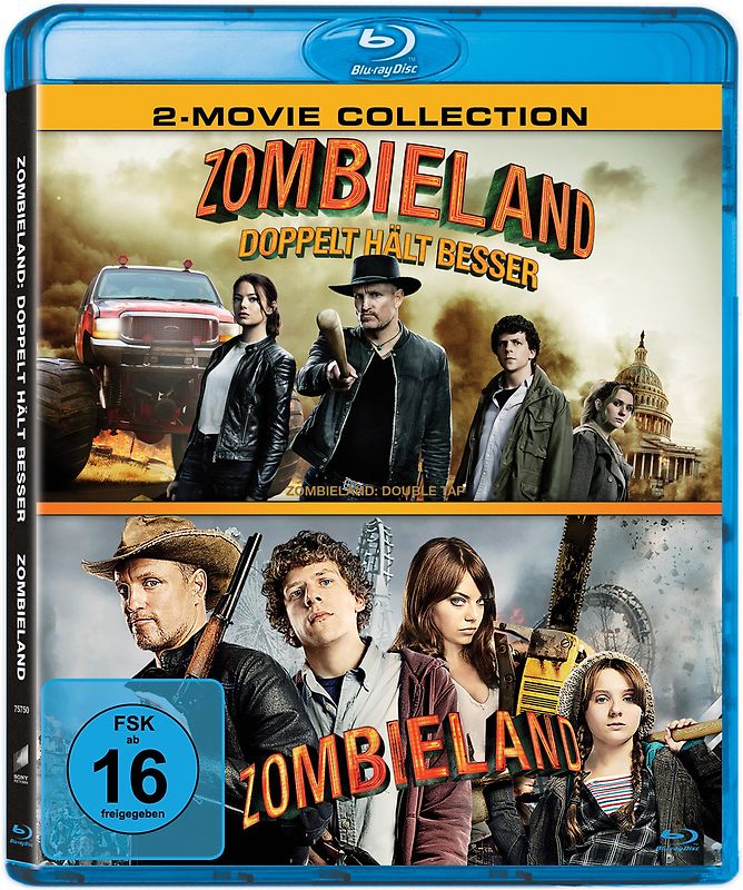 Zombieland / Zombieland: Doppelt hält besser [2 Discs] Blu-ray Disc