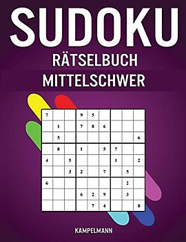Sudoku Rätselbuch Mittelschwer: 250 Sudokus, mittelschweres-Niveau mit Antworten - Großdruck
