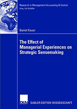 The Effect of Managerial Experiences on Strategic Sensemaking